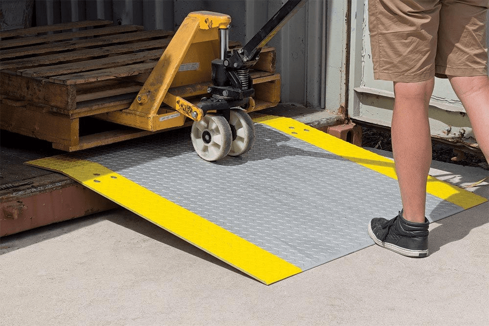 Aluminium Dock Plate use with trolleys Aluminium Dock Plate use with trolleys