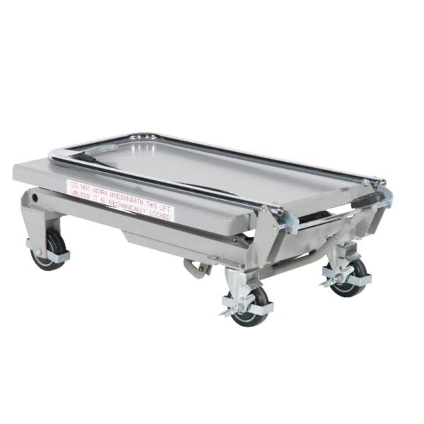 Aluminium Mobile Scissor Trolleys MALT15 FOLDED HANDLE Aluminium Mobile Scissor Trolleys MALT15 FOLDED HANDLE