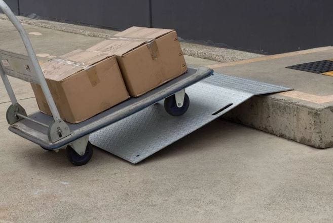 Aluminium Trolley Ramp Med Duty ATR900 Application