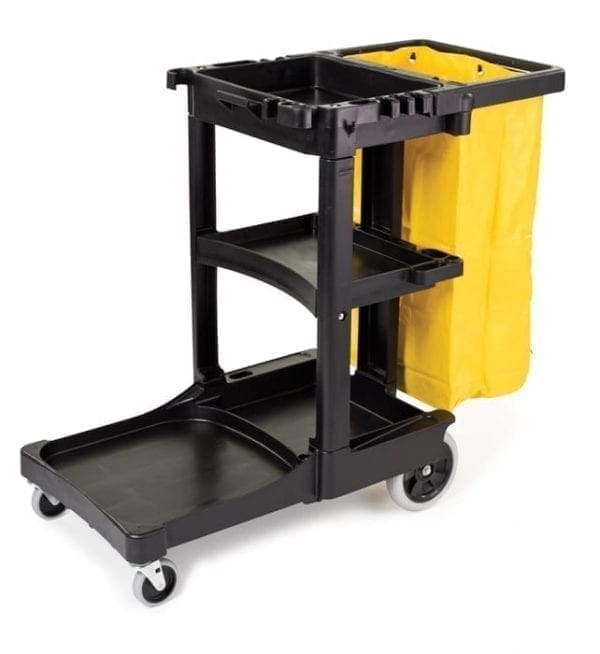 B6173 Cleaning Cart with B6183 Vinyl Bag