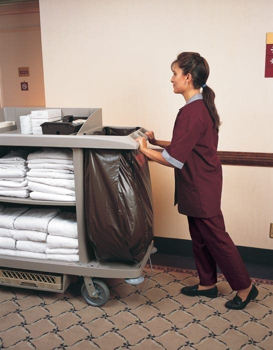 B6189 Housekeeping Cart Transporting