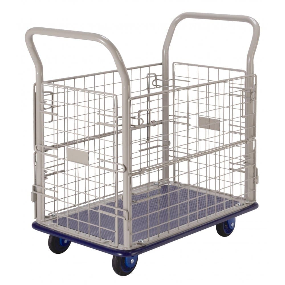 BNB107 Prestar Platform Trolleys – Removeable Mesh Sides