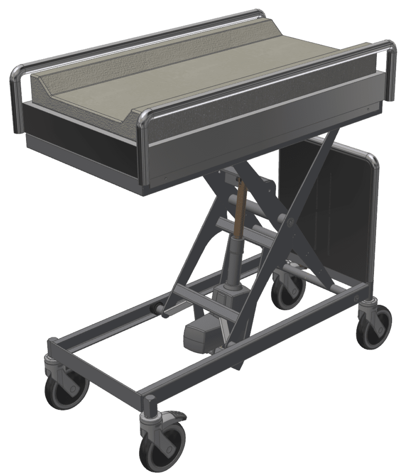 Baby Change Table height adjustable DC Powerlift (3)