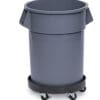 Brute bin with dolly