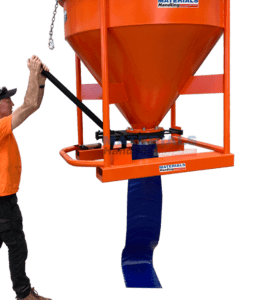 Concrete Kibbles with Slide Valve | Materials Handling