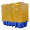 DMXP6504 PVC Cover and Frame for Double IBC Spill Pallets closed