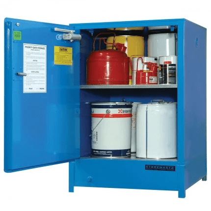 DPS1608 Heavy Duty Dangerous Goods Storage Cabinets open