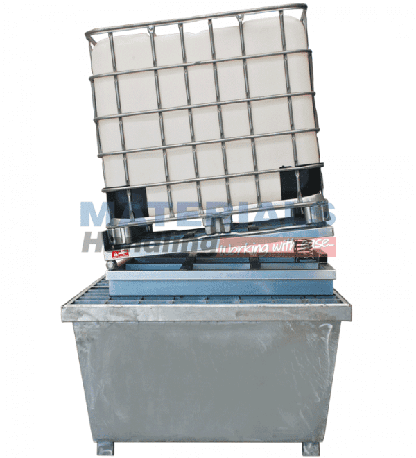 DRT IBC Spill Bin and Tilter