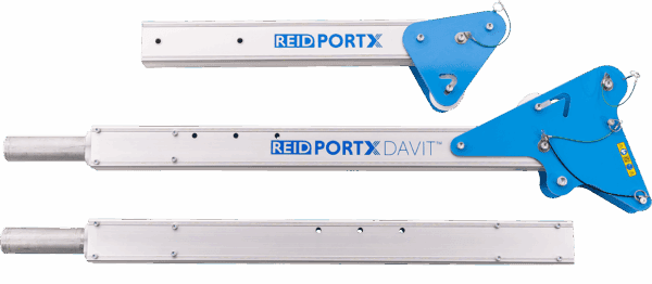 Davit Crane Aluminium PortX Davit PXD Separated Davit Crane Aluminium PortX Davit PXD Separated