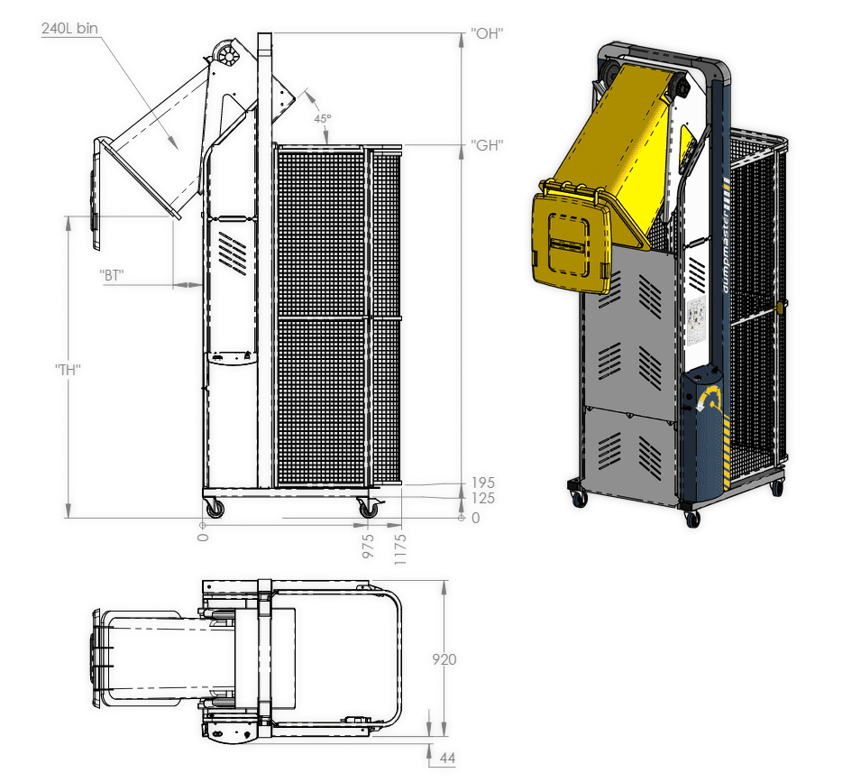 Dumpmaster Specifications