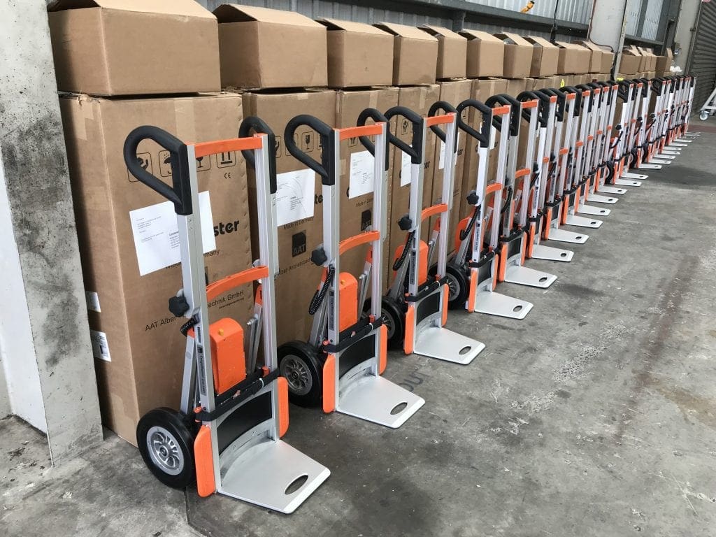 Stair Climbing Trolleys for Defence | Materials Handling