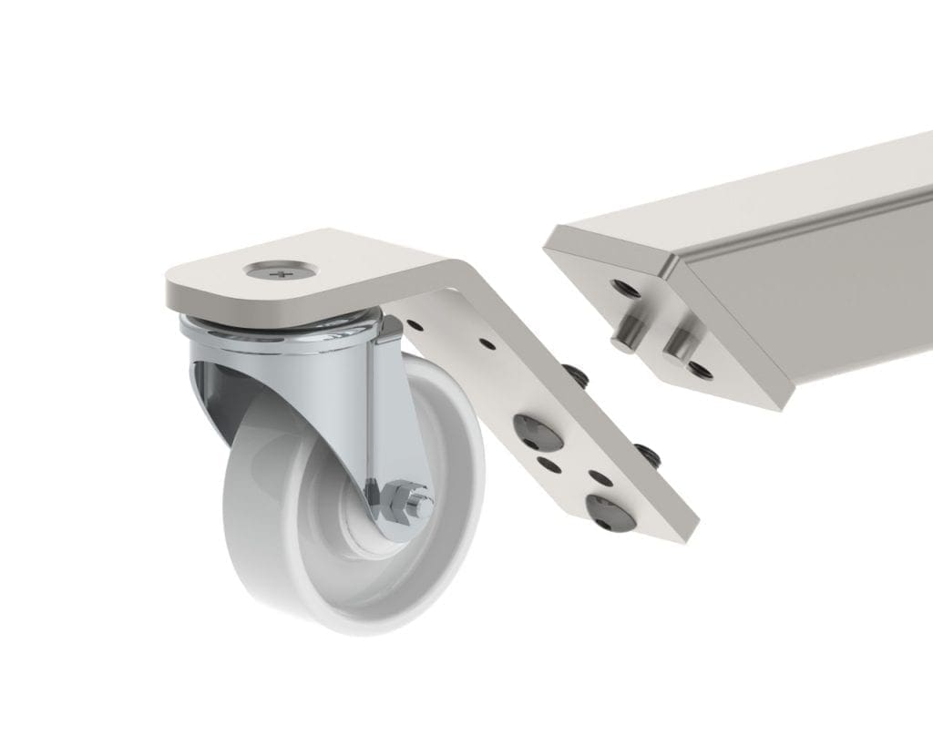 FA1022 100 dia Front Swivel Caster 140mm leg height MatHand Multilift FA1022 100 dia Front Swivel Caster 140mm leg height MatHand Multilift