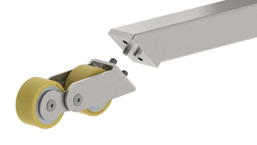 FA1024 Double Front Wheels for Pallet Entry MatHand Multilift FA1024 Double Front Wheels for Pallet Entry MatHand Multilift