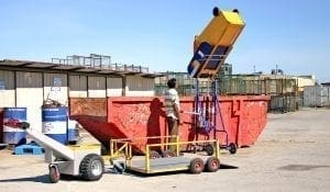 Factory rugged manual bin lifter web