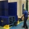 Forklift truck protection guards