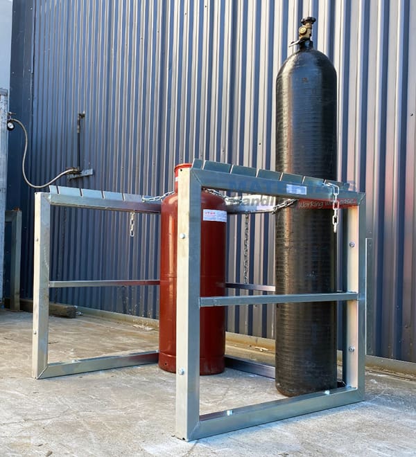 GBSR9 Gas Cylinder Storage Rack 3