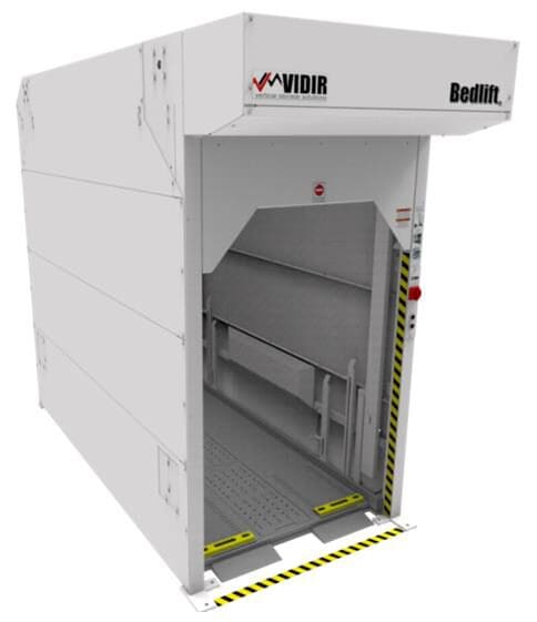 Hospital Bed Stacker Storage BedLift R with side panels Hospital Bed Stacker Storage BedLift R with side panels