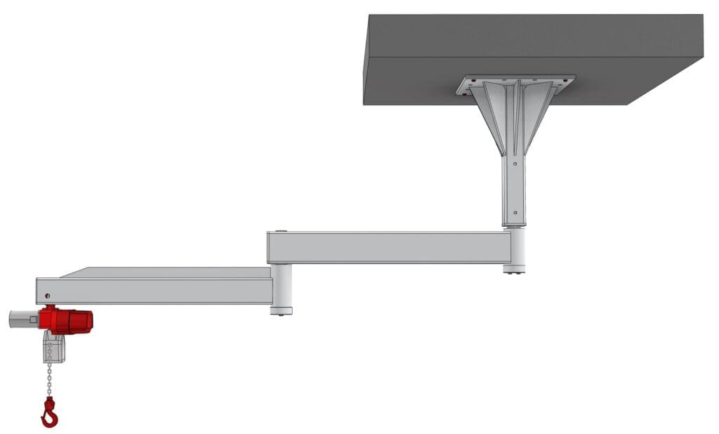 Jib Cranes Articulated Ceiling Mounted 1899 00 2