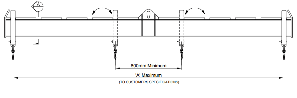 LCSB Crane Spreader Beam Drawing