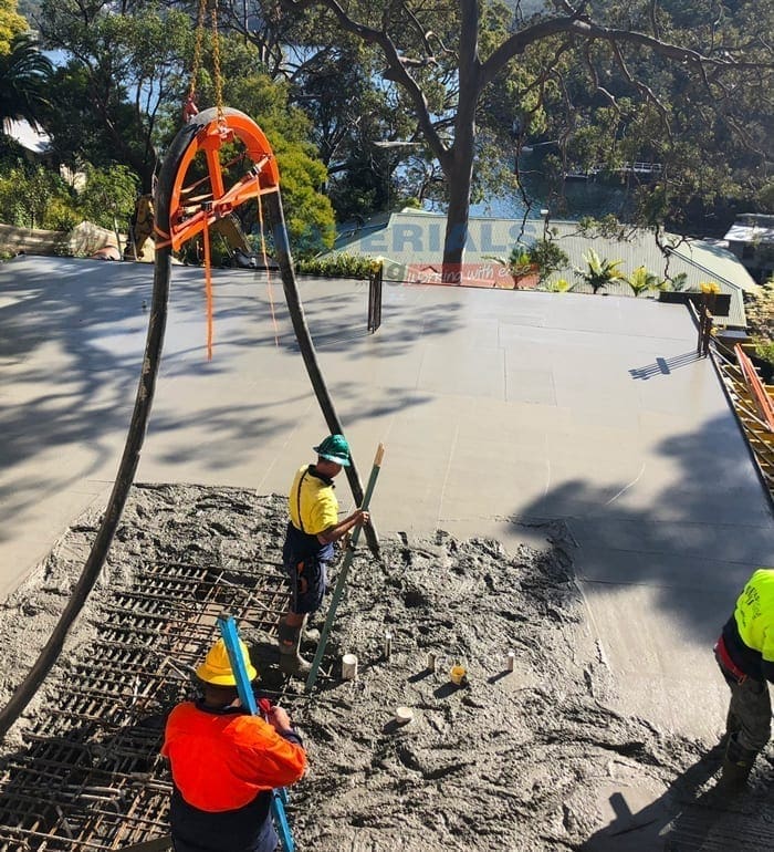 MCML50 Concrete Pump Line Hanger on site MCML50 Concrete Pump Line Hanger on site