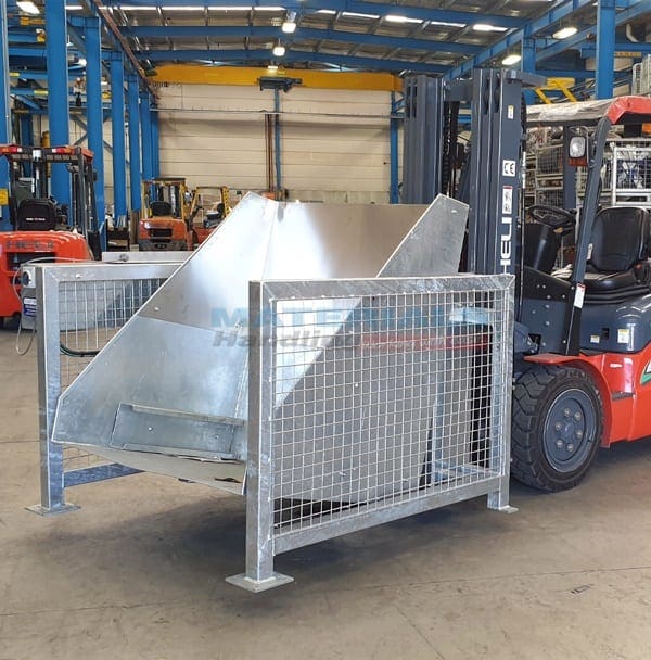 MFMBT1 Floor Mount Box Tipper Forklift relocation