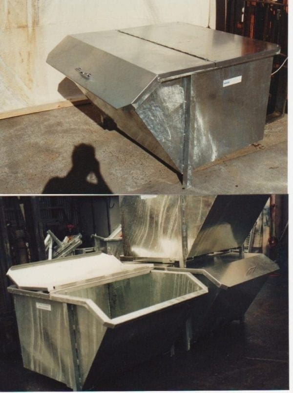 MTU Low Profile Tipping Bin LID