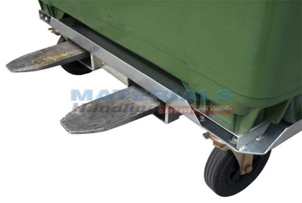 MW660RB Wheelie Bin Rotator Base fork pockets