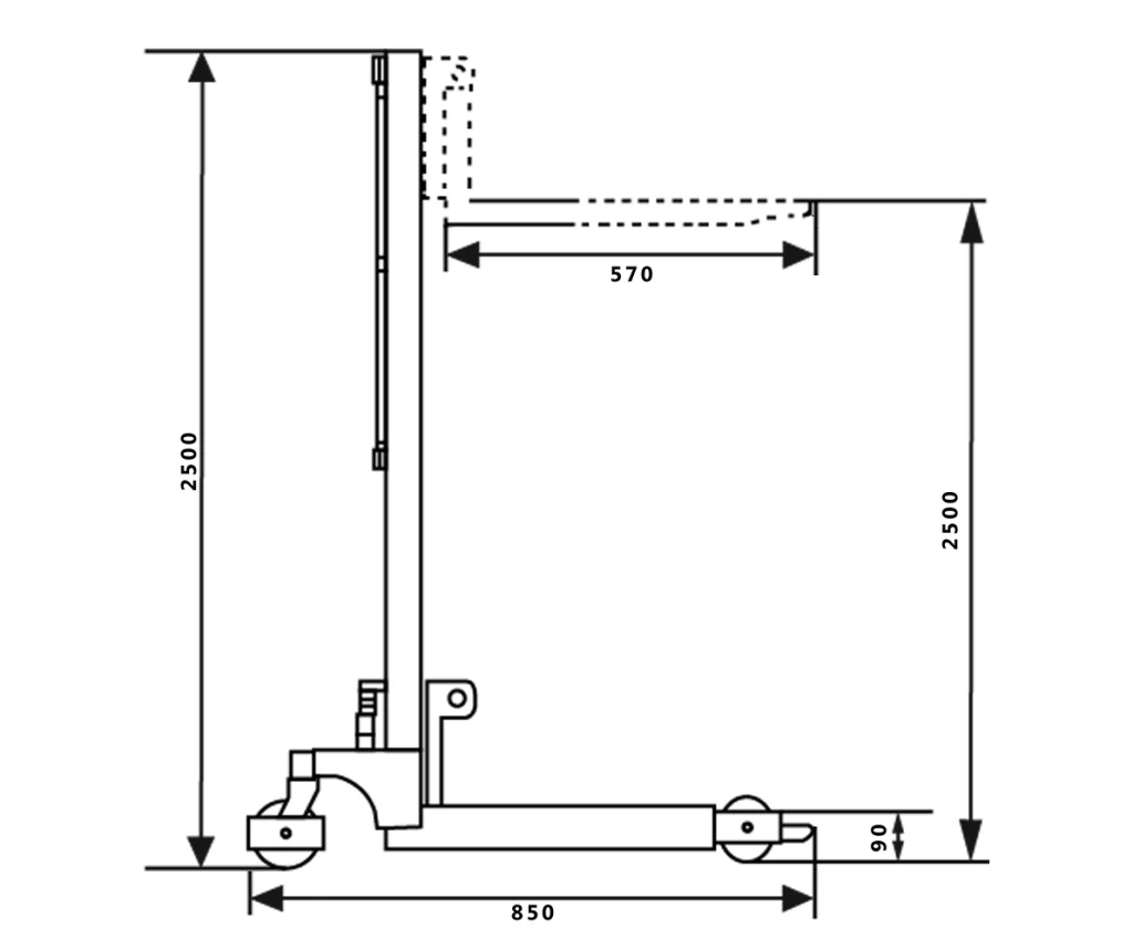 Material Lifting Trolley Platform Stacker Duct Lift MHL8 (2) Material Lifting Trolley Platform Stacker Duct Lift MHL8 (2)