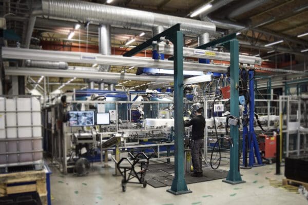 MechRail Lightweight Aluminium Crane installation solution MechRail Lightweight Aluminium Crane Systems