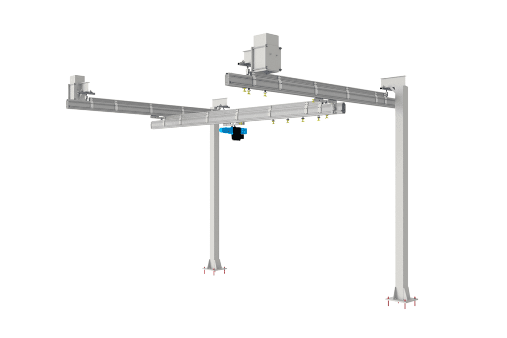 MechRail floor mounted support structure (1)