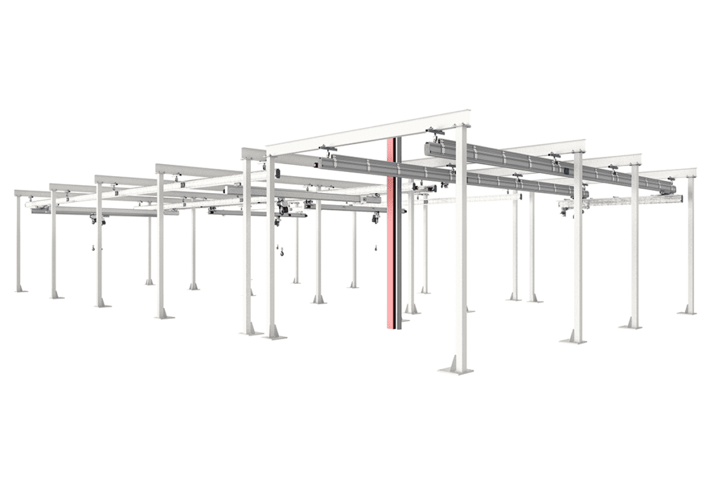 MechRail floor mounted support structure (3)
