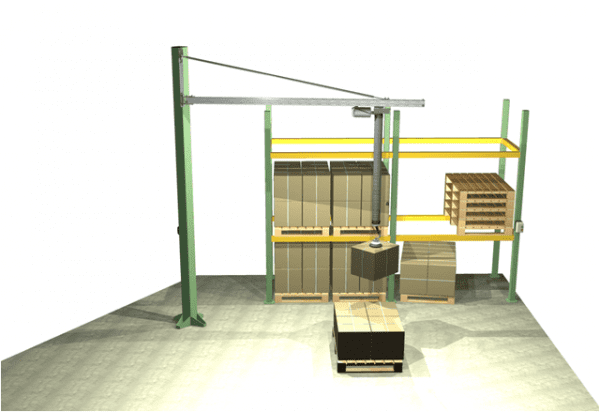 MechRail jib crane vacuum tube lifter MechRail jib crane vacuum tube lifter