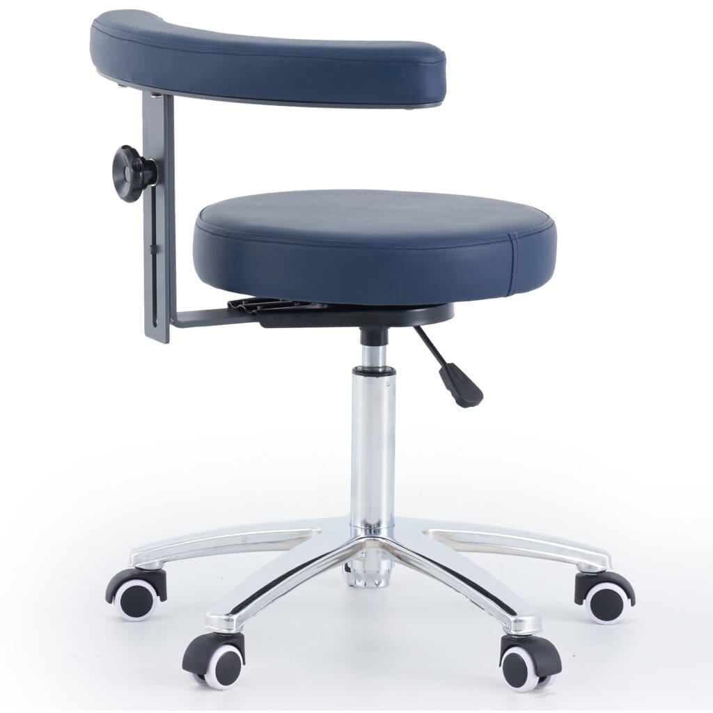 Medical Professional Stool Round RSAR Round Stool With Armrest (1)