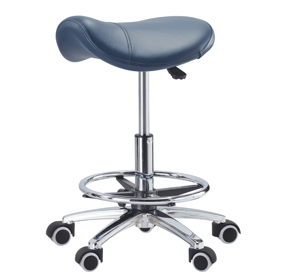Medical Professional Stool Saddle PSS Premium Saddle Stools Navy Blue