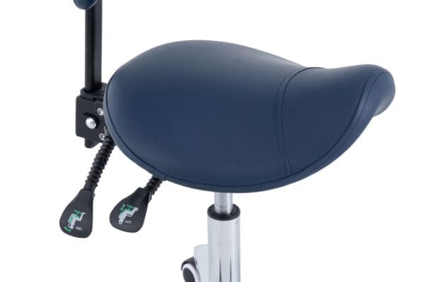 Medical Professional Stool Saddle SSBR Saddle Stool With Backrest SSBR Levers