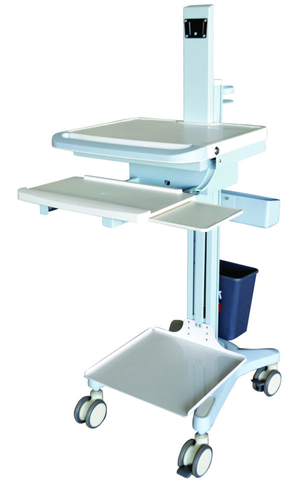Medical Professional Trolleys Workstation Computer Shelf MWST Medical Computer PC Trolley (2)