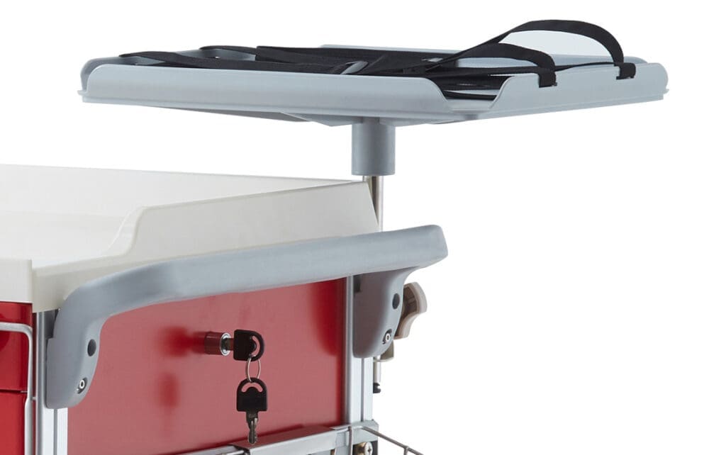Medical Trolleys Specialty EMT Trolley Emergency EMTDS Defibrillator Shelf
