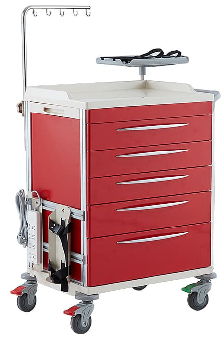 Medical Trolleys Specialty EMT Trolley Emergency Power Oxy