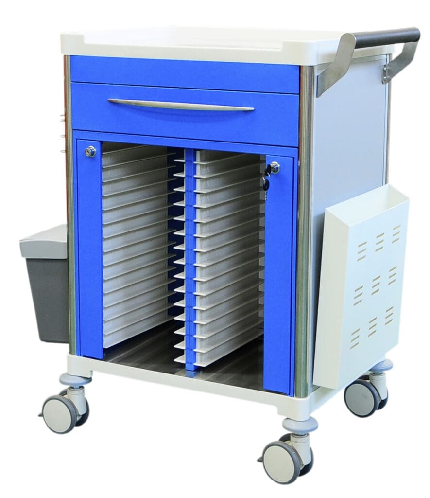 Medical Trolleys Specialty MEDRT Trolley Medical Record 1 Drawer (3)