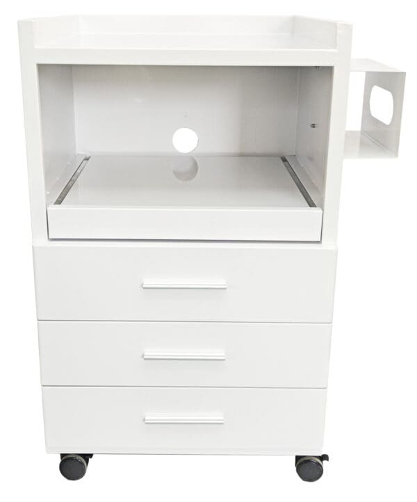 Medical Trolleys Workstation Powdercoated PCSING Podiatry Cabinets Single Drawers Front