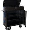 Mini Bar Cart BWHMB11LB open doors