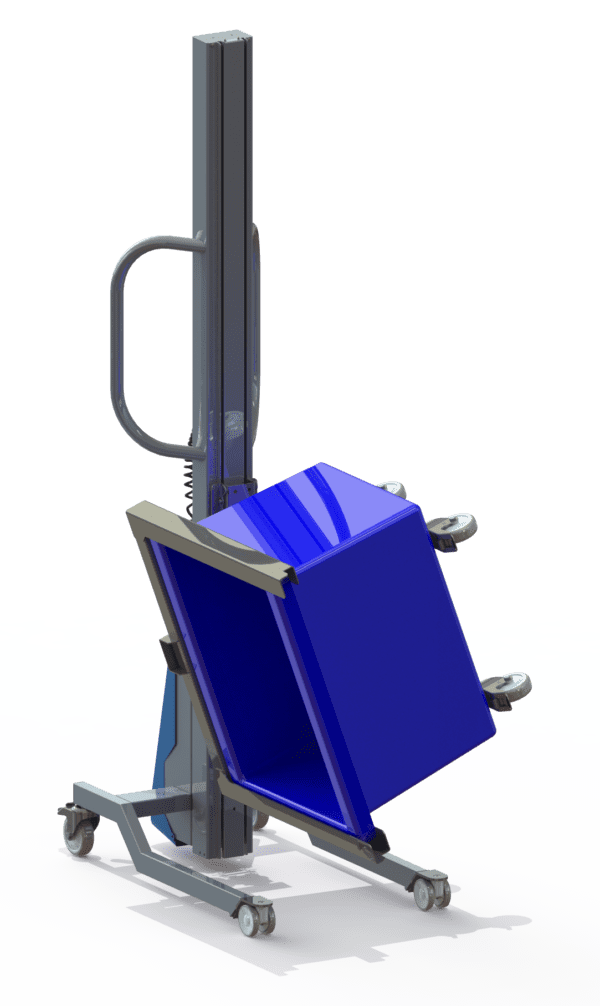 Multilift mobile dolly crate tipper dumper Multilift mobile dolly crate tipper dumper