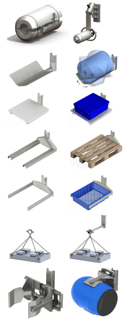 Multilift tooling options (2) Multilift tooling options (2)