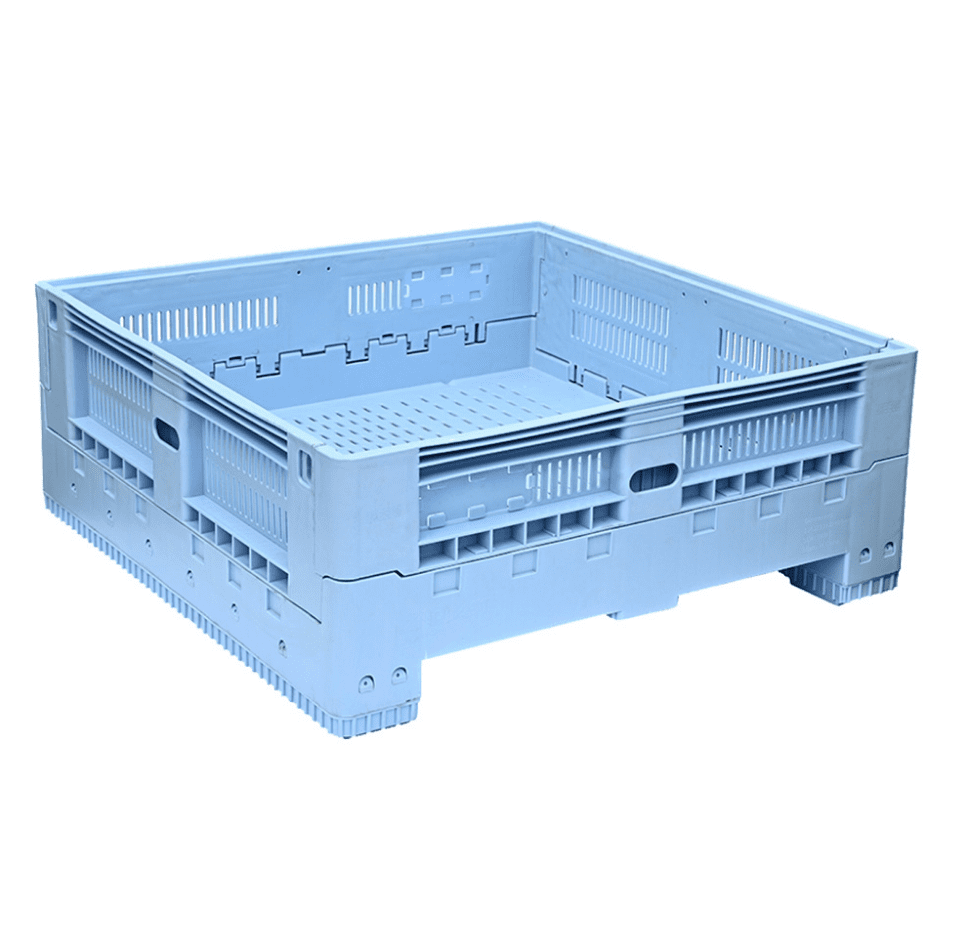 OZCRATE Foldable Plastic Pallet Bin Half Height Hero OZCRATE Foldable Plastic Pallet Bin Half Height Hero
