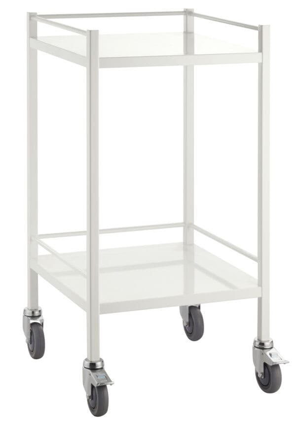 PCT00 Powder Coated Trolley Medical Trolleys Instrument Powdercoated No Drawer
