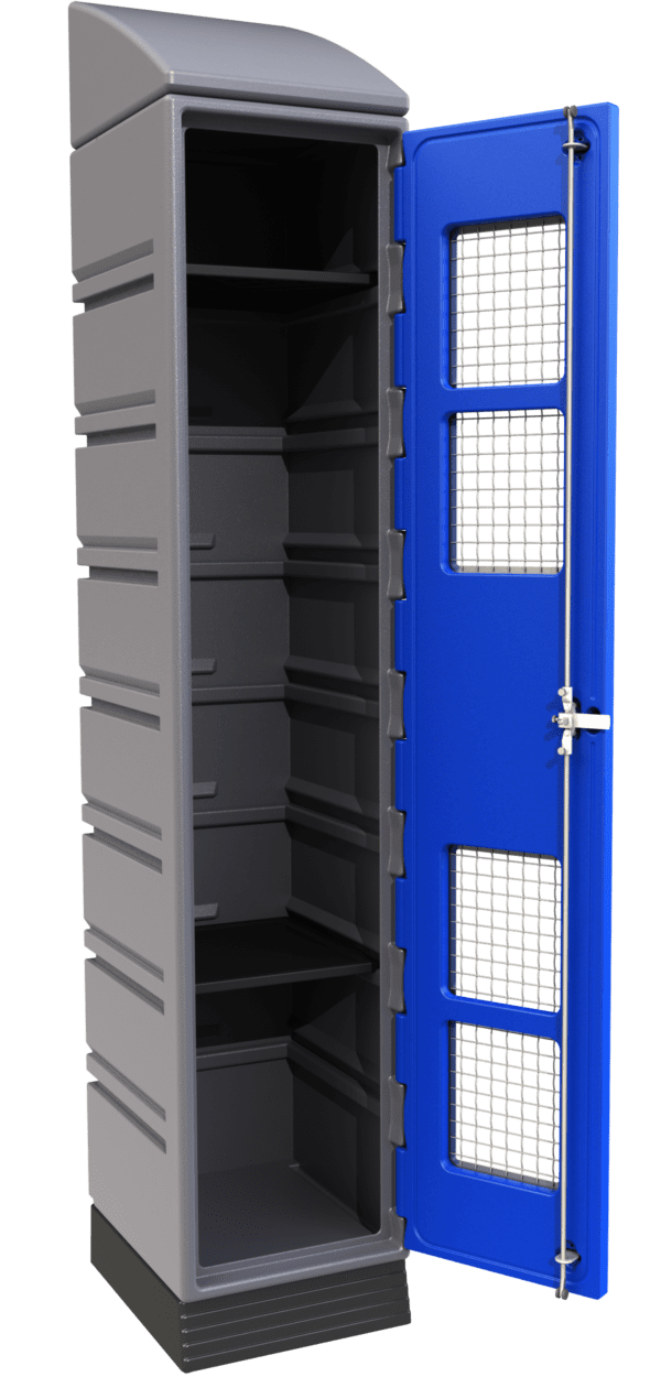 Plastic Lockers A8 Vented Door