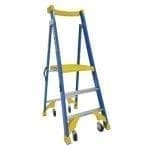 Fibreglass Platform Stepladders P170 Job Station 170 kg