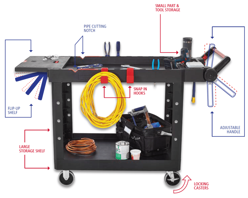 Platform Trolleys Adaptable Work Cart