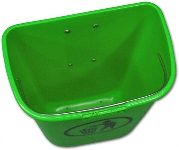 Post or Wall Mount Litter Bins Green