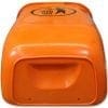 Post or Wall Mount Litter Bins Orange